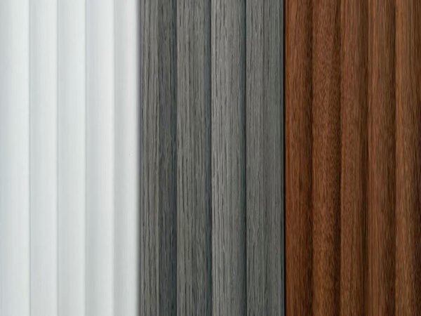 Oak Full Wrapped Acoustic Wall Panel – Strip Natural Design - Image 2