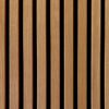 Oak/walnut slat acoastic wall panel- 3 sides full wrapped