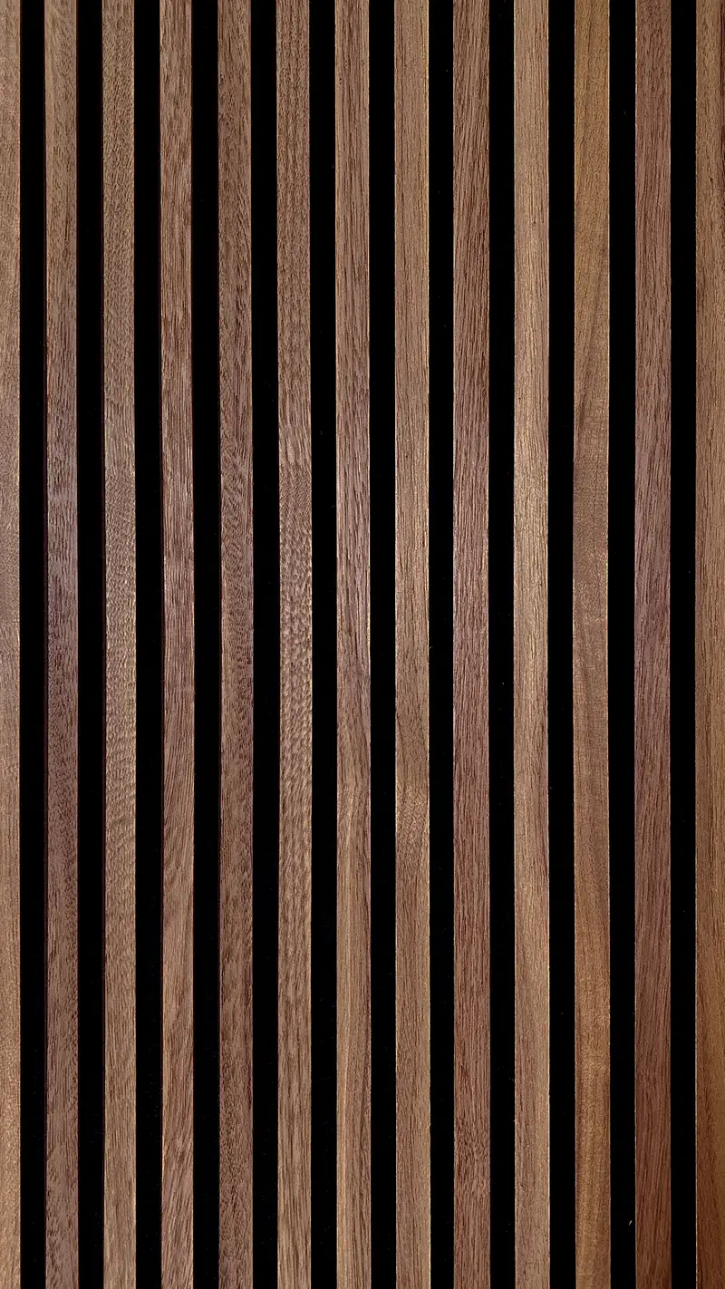 Acoustic wood wall panel