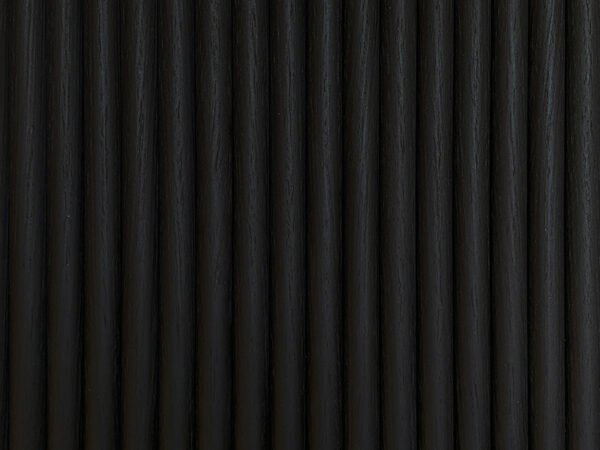 Ebony Black Flexible Natural Tech Wood Acoustic Wall Panel