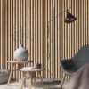 Real Solid Oak Acoustic Slat Wood Panels - Image 3